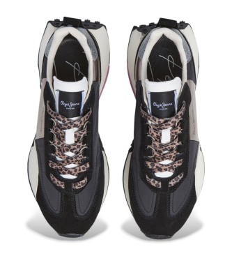 Pepe Jeans Archer Elite leather shoes black