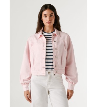 Pepe Jeans Casaco cor-de-rosa Archive Madeline