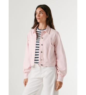 Pepe Jeans Casaco cor-de-rosa Archive Madeline