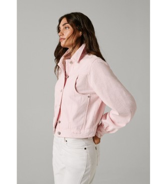 Pepe Jeans Casaco cor-de-rosa Archive Madeline