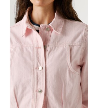 Pepe Jeans Casaco cor-de-rosa Archive Madeline