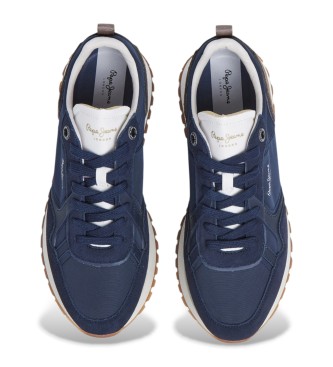 Pepe Jeans Ari Club Leder Turnschuhe navy