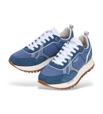 Pepe Jeans Ari Road Leren Schoenen blauw