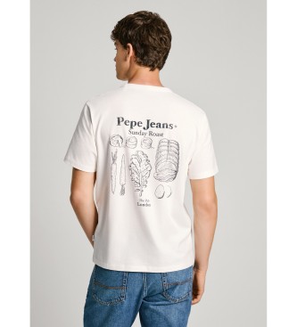 Pepe Jeans Koszulka Arryn biała