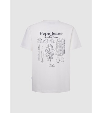 Pepe Jeans T-shirt Arryn blanc