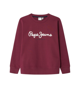 Pepe Jeans Sweatshirt Art Crewneck rouge