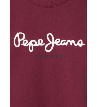 Pepe Jeans Sweatshirt Art Crewneck rouge