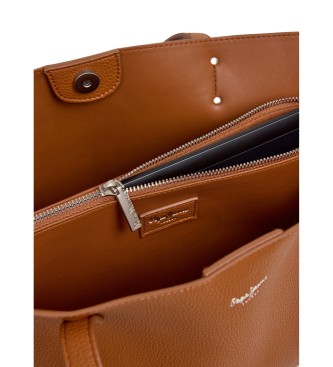 Pepe Jeans Bolso Audrey Script marr�n