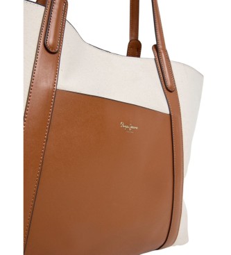 Pepe Jeans Audrey Tale brun h�ndtaske