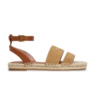 Pepe Jeans Sandalias de Piel Auri Street marr�n