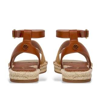 Pepe Jeans Sandalias de Piel Auri Street marr�n