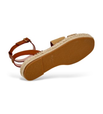 Pepe Jeans Sandalias de Piel Auri Street marr�n