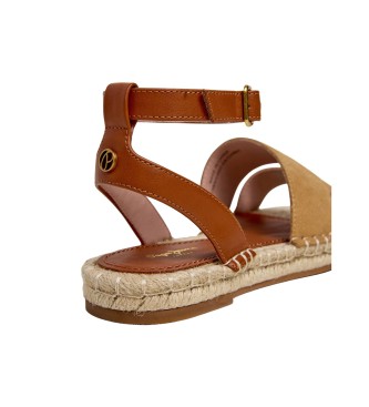 Pepe Jeans Sandalias de Piel Auri Street marr�n