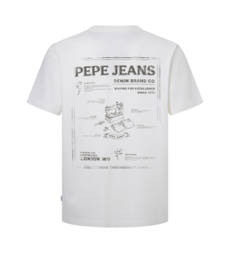 Pepe Jeans Camiseta Austin blanco