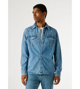 Pepe Jeans Avtentična majica Brooks Blue