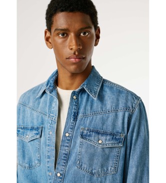 Pepe Jeans Avtentična majica Brooks Blue