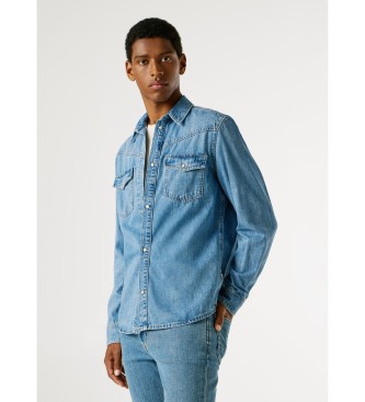 Pepe Jeans Avtentična majica Brooks Blue