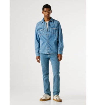 Pepe Jeans Avtentična majica Brooks Blue