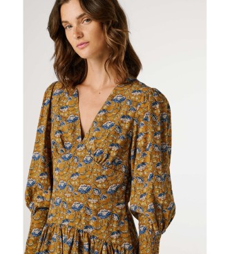 Pepe Jeans Sukienka Avi żółta