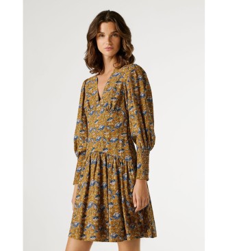 Pepe Jeans Sukienka Avi żółta