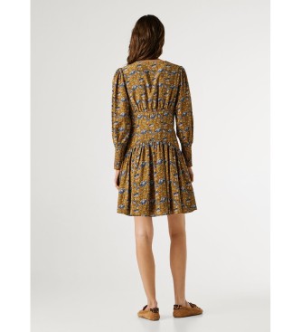 Pepe Jeans Sukienka Avi żółta