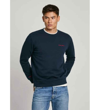 Pepe Jeans Felpa girocollo Axel blu scuro