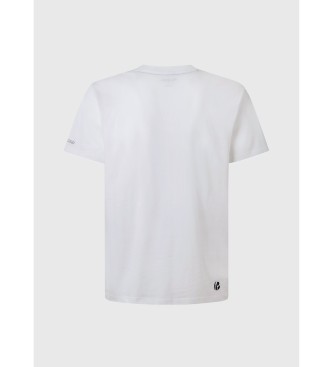 Pepe Jeans Camiseta Azzo blanco