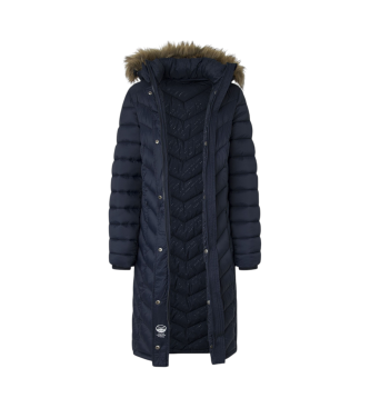 Pepe Jeans Veste longue marine Babs