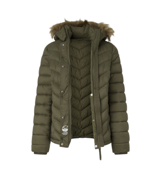 Pepe Jeans Babs Piumino corto verde