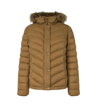 Pepe Jeans Babs Kurze braune Jacke Babs Kurze braune Jacke