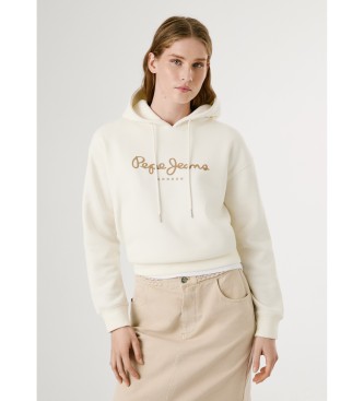 Pepe Jeans Felpa Baddy bianco sporco