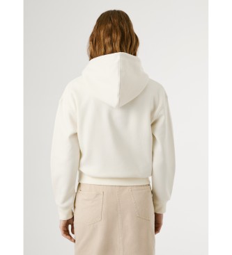 Pepe Jeans Felpa Baddy bianco sporco