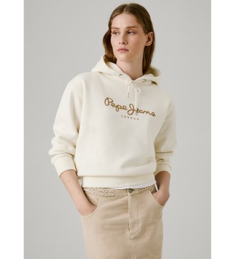 Pepe Jeans Felpa Baddy bianco sporco