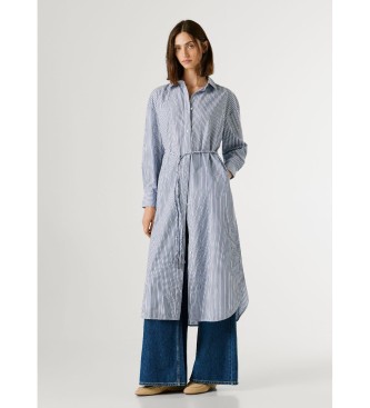 Pepe Jeans Obleka Bali modra