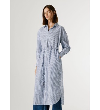 Pepe Jeans Obleka Bali modra