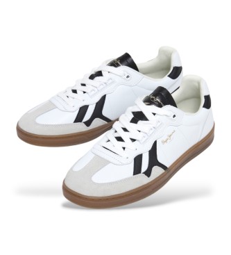 Pepe Jeans Ball Class leather shoes white