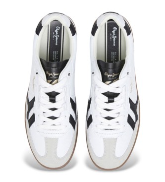 Pepe Jeans Ball Class leather shoes white