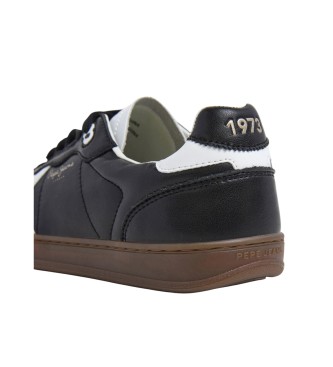 Pepe Jeans Ball Class leather shoes black