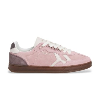 Pepe Jeans Ball Colors Leather Sneakers pink