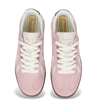 Pepe Jeans Ball Colors Leather Sneakers pink
