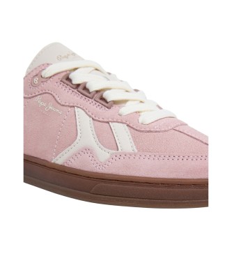 Pepe Jeans Ball Colors Leather Sneakers pink