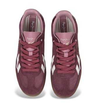 Pepe Jeans Usnjene superge Ball Elegantna lila