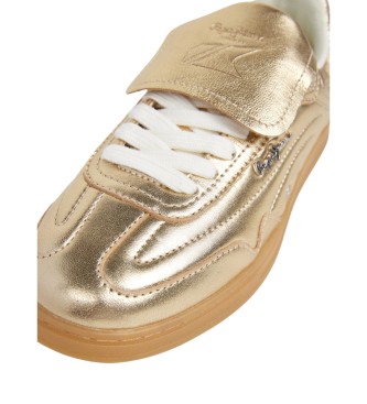 Pepe Jeans Golden Ball metall sneakers i lder