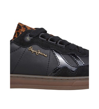 Pepe Jeans Sapatilhas de couro Ball Night preto