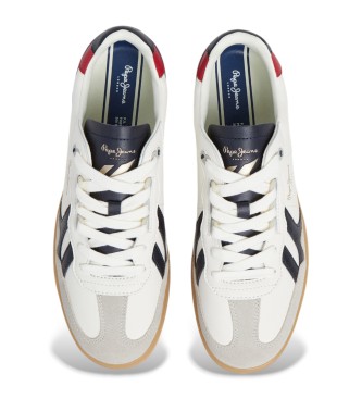 Pepe Jeans Ball Origin Leder Turnschuhe wei