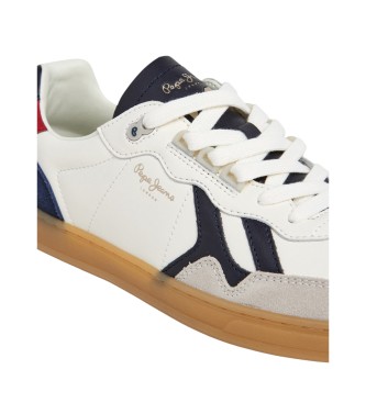 Pepe Jeans Ball Origin Leder Turnschuhe wei