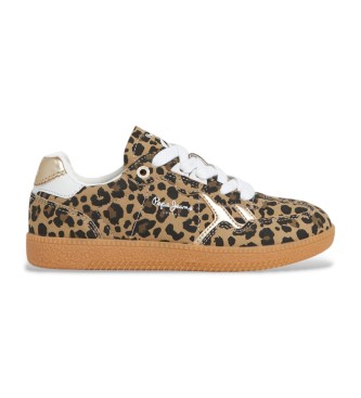 Pepe Jeans Beige pantoffels met bolletjesprint