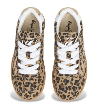 Pepe Jeans Beige pantoffels met bolletjesprint