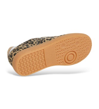 Pepe Jeans Beige pantoffels met bolletjesprint