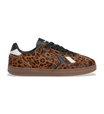 Pepe Jeans Sapatilhas Ball Print castanho